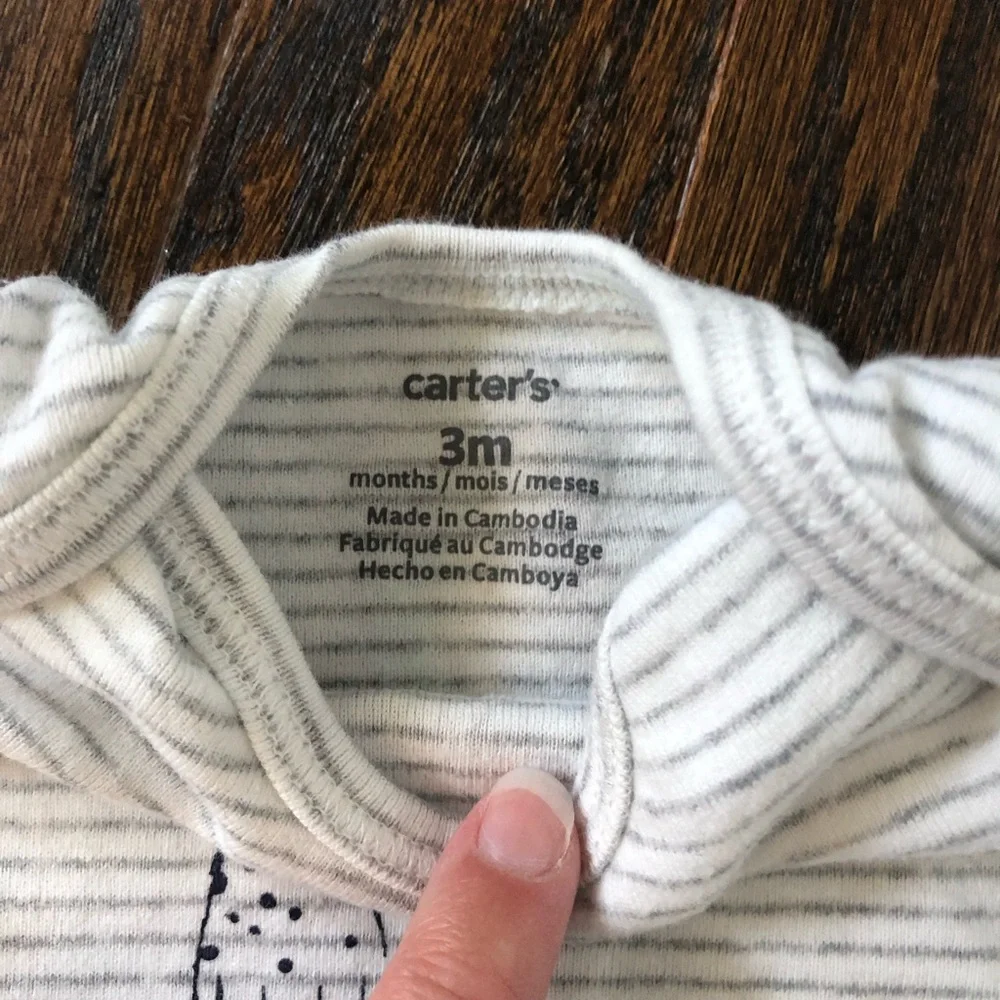 *Bundle x4* Carter’s Boys 3M Blue/Gray/White Dogs “My Best Friend Has Paws” Set - Picture 7 of 12